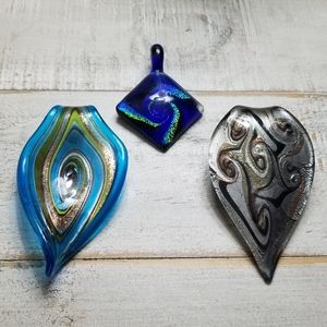 Glass charms